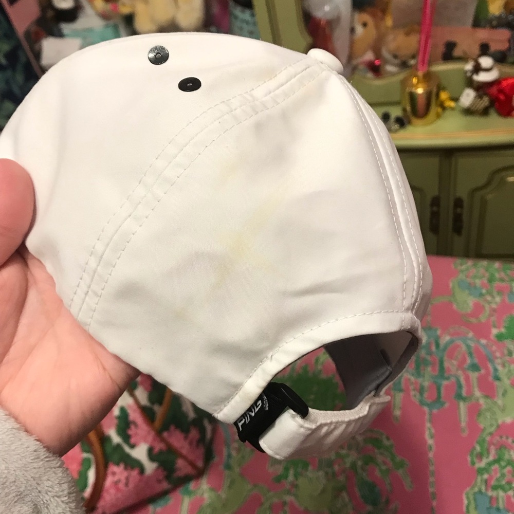 PING White Cap with Black Logo hat - Picture 9 of 9